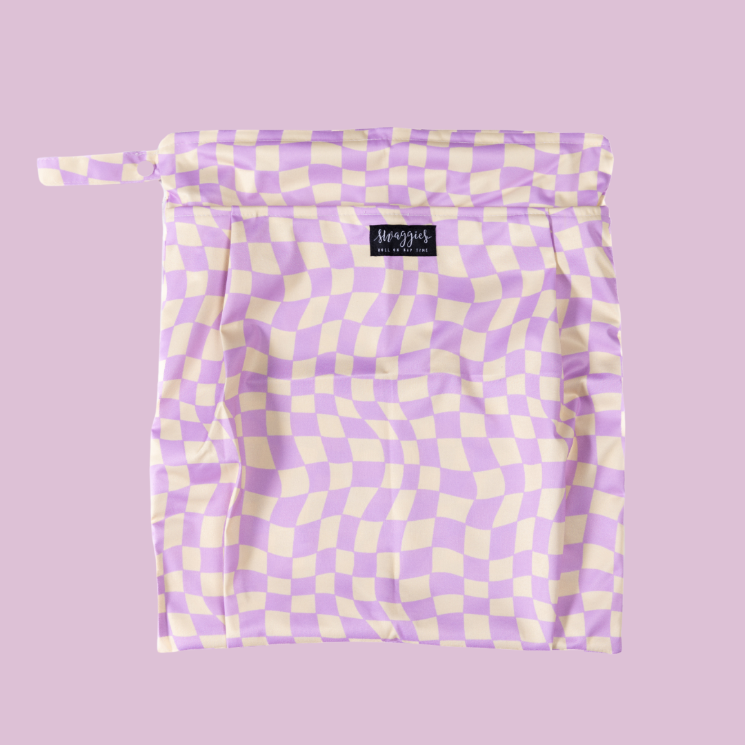 Retro Waves dual pocket wetbag