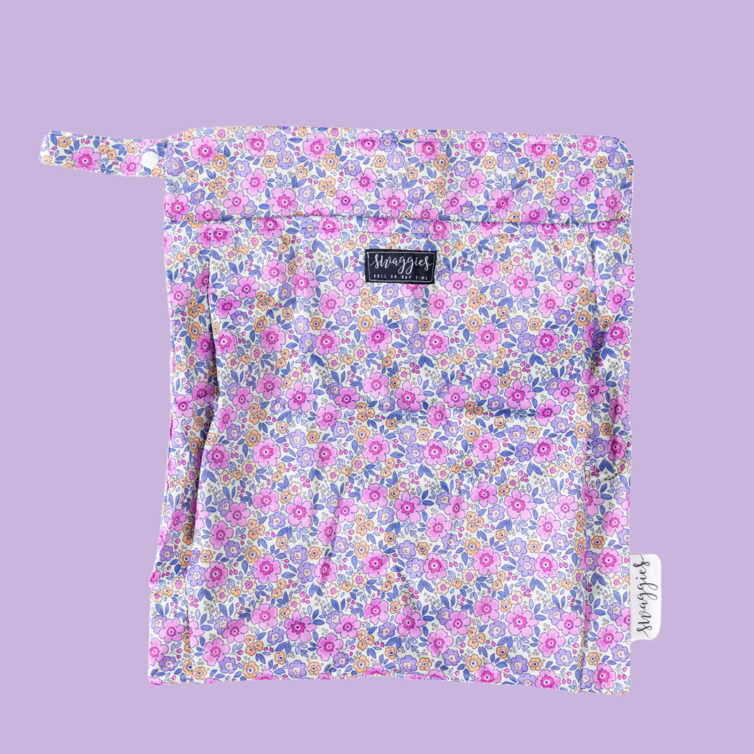 Fairy Garden dual pocket wetbag