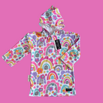 RAINBOW LOVE HOODED TOWEL