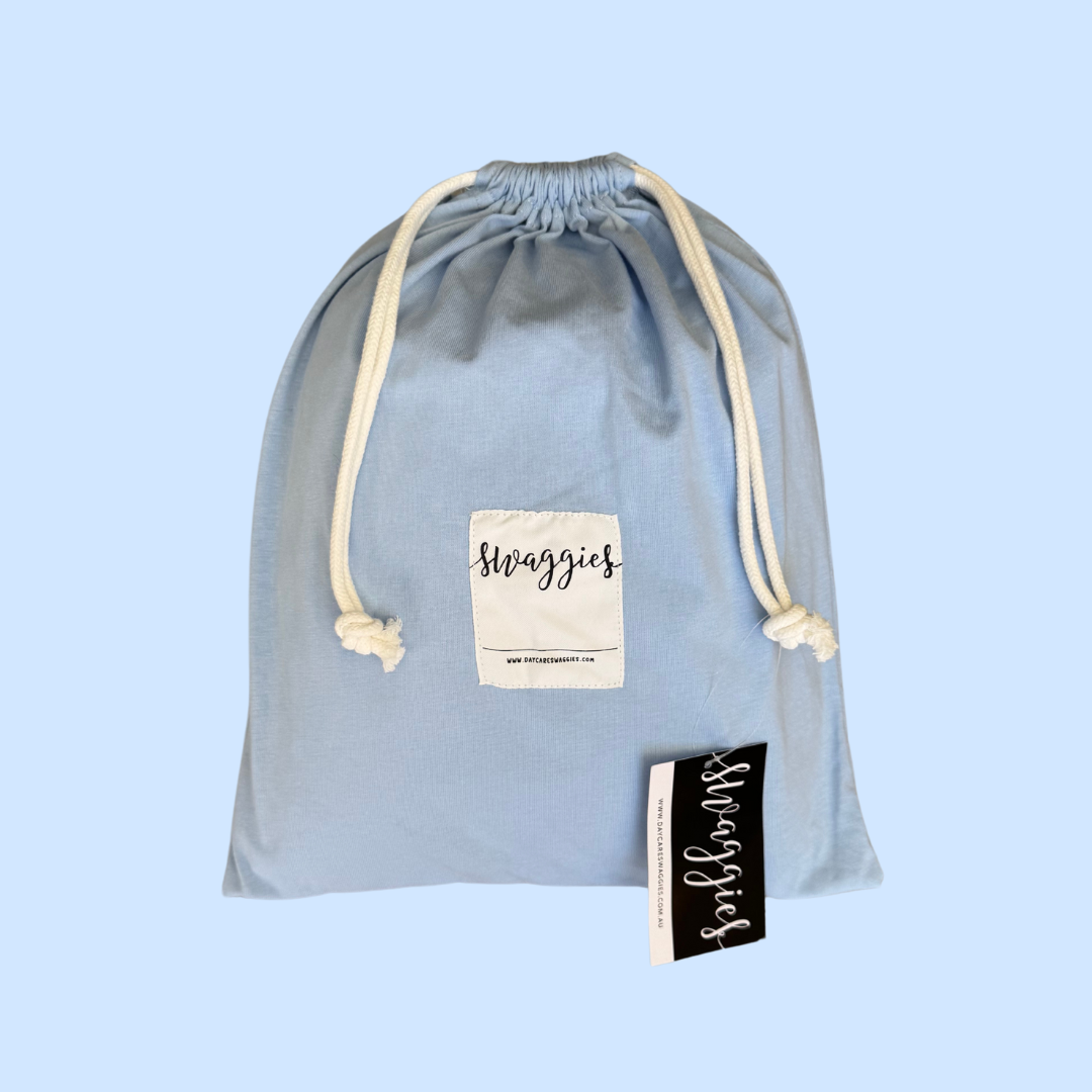 Blueberry Cheesecake jersey cotton daycare sheet set