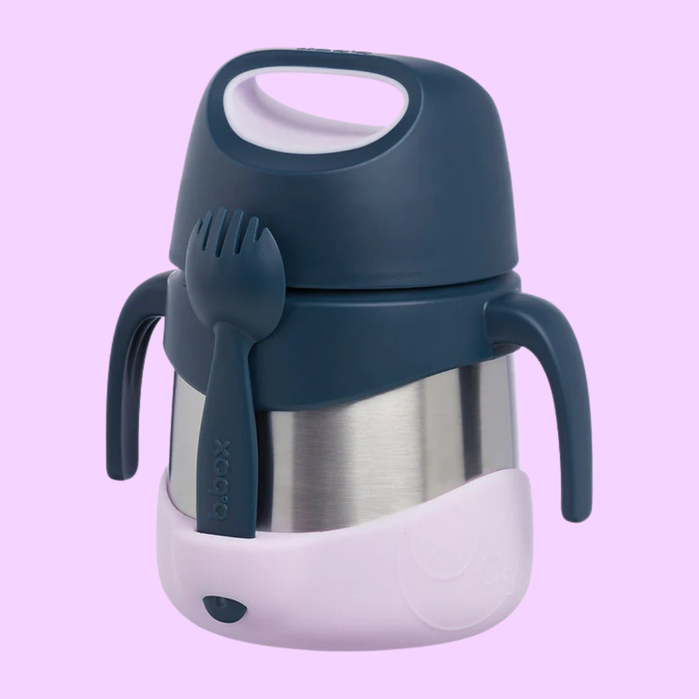 Insulated Food Jar - Indigo Rose