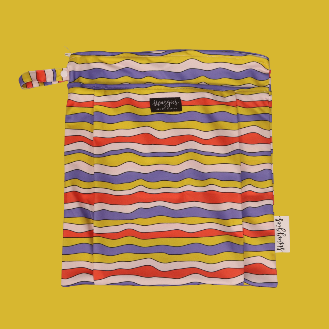 Slime Time dual pocket wetbag