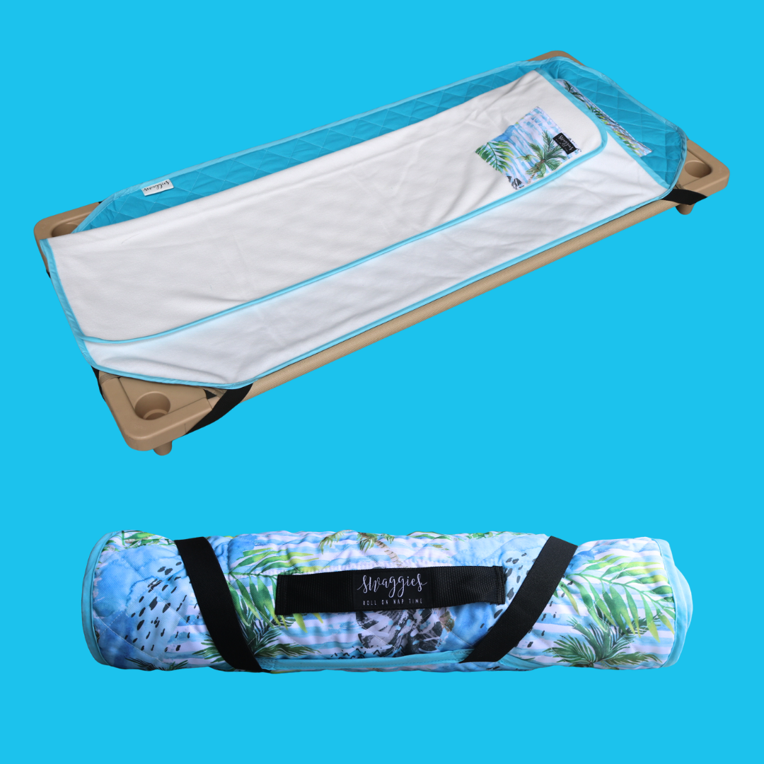 Island Breeze og all in one daycare bedding swaggie