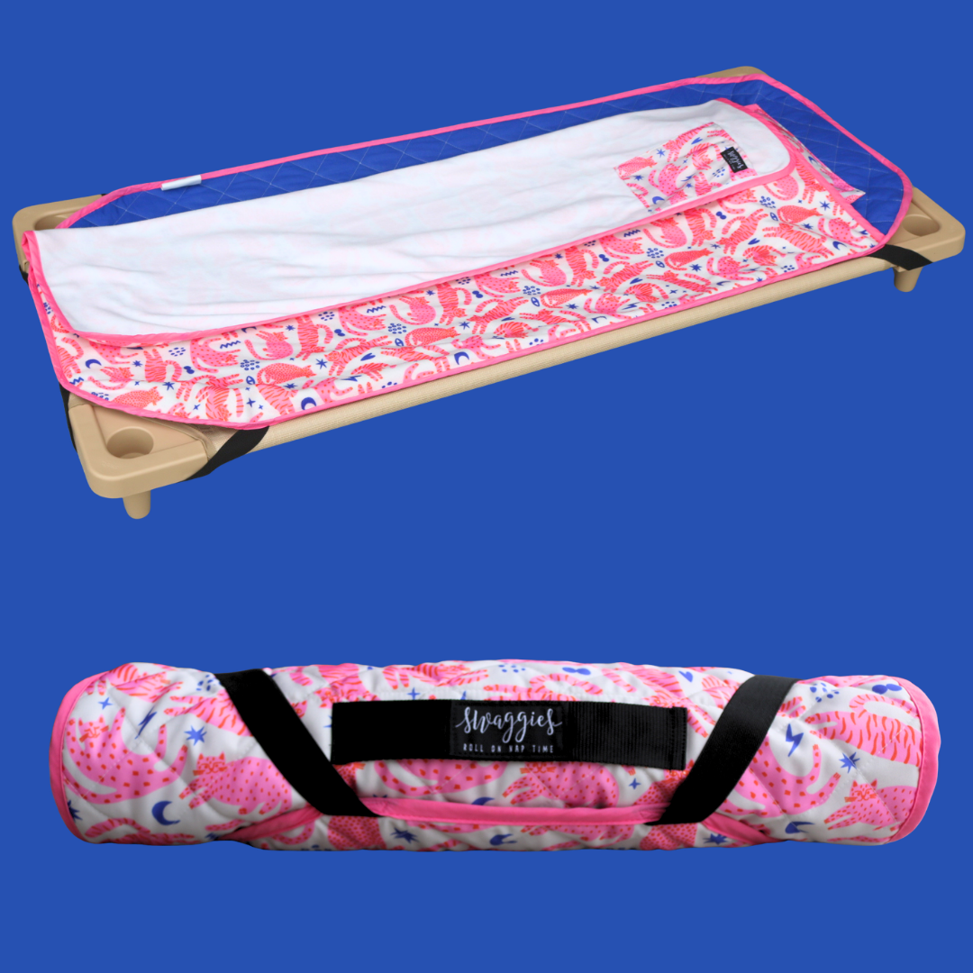Crazy Cats og all in one daycare bedding swaggie