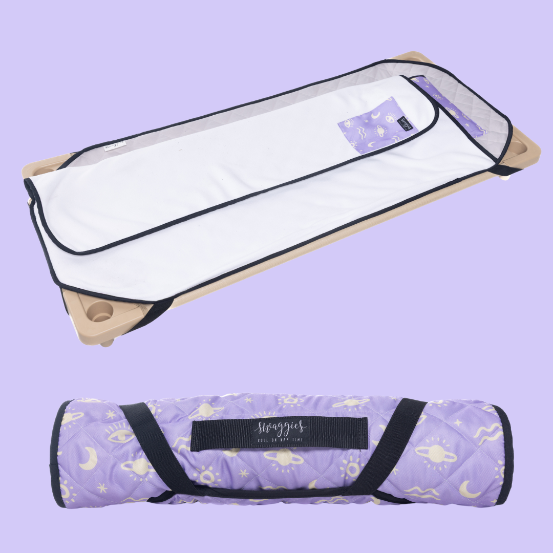 Cosmic Bloom og all in one daycare bedding swaggie