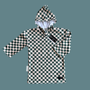 CHECKMATE HOODED TOWEL