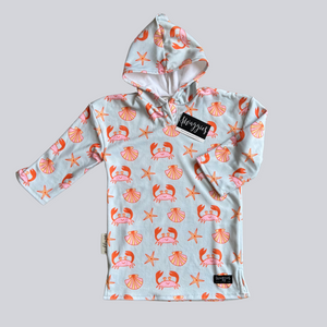 CAPTAIN CRABS HOODED TOWEL
