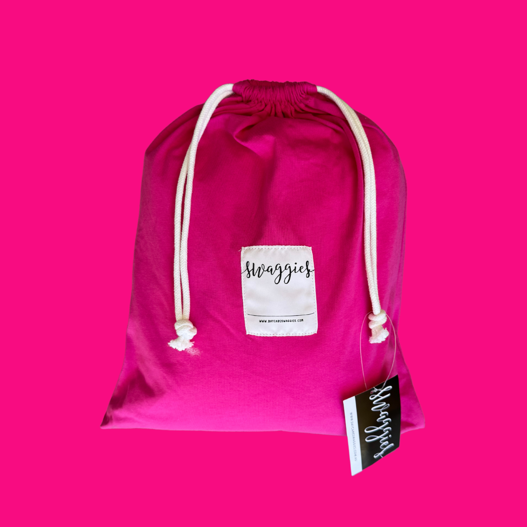 Bright Pink jersey cotton daycare sheet set