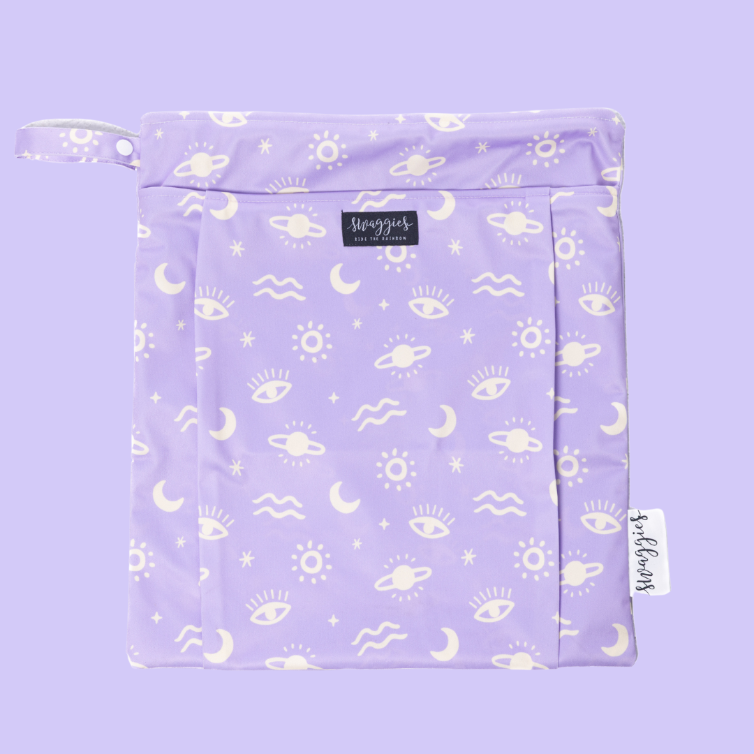 Cosmic Bloom dual pocket wetbag