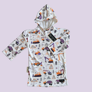 CRASH CONSTRUCTION HOODED TOWEL