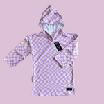 RETRO WAVES HOODED TOWEL