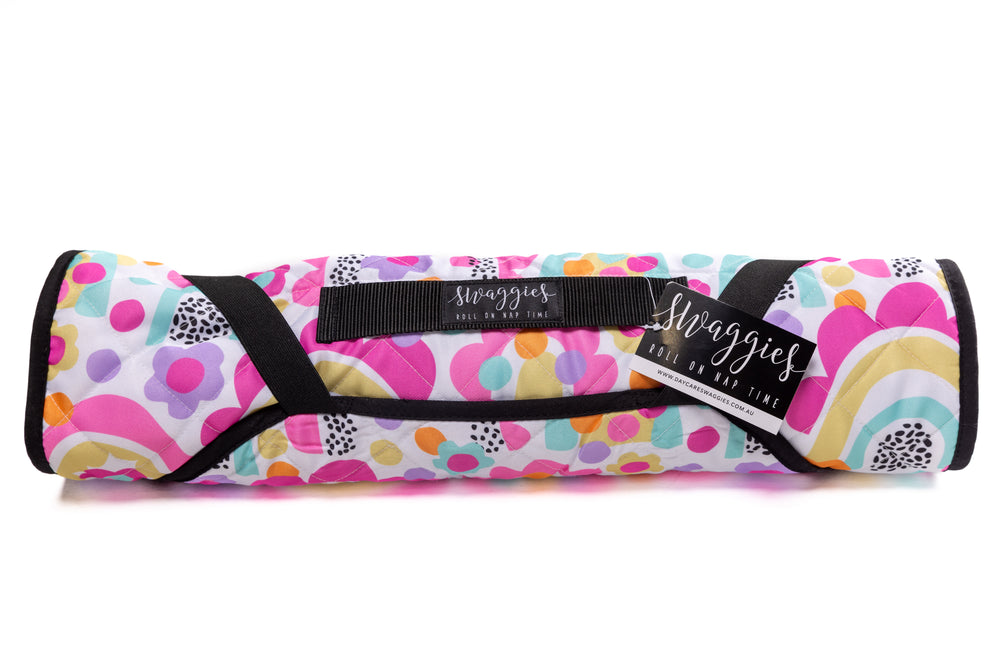 PRE ORDER MID MAY- RAINBOW LOVE DAYCARE BEDDING SWAGGIE