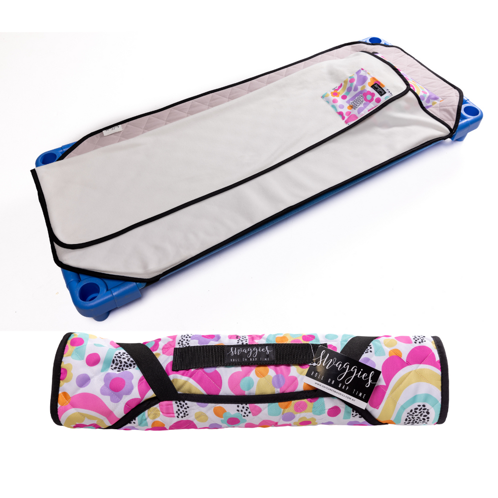 PRE ORDER MID MAY- RAINBOW LOVE DAYCARE BEDDING SWAGGIE