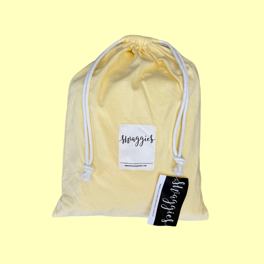 Lemon Meringue jersey cotton daycare sheet set