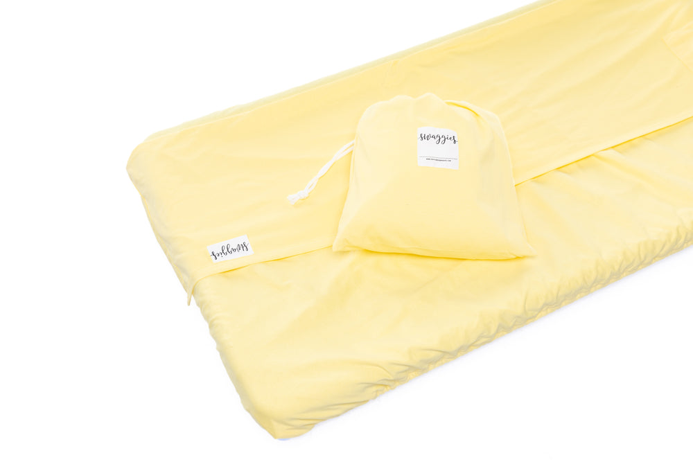 BRIGHT YELLOW DAYCARE SHEET SET