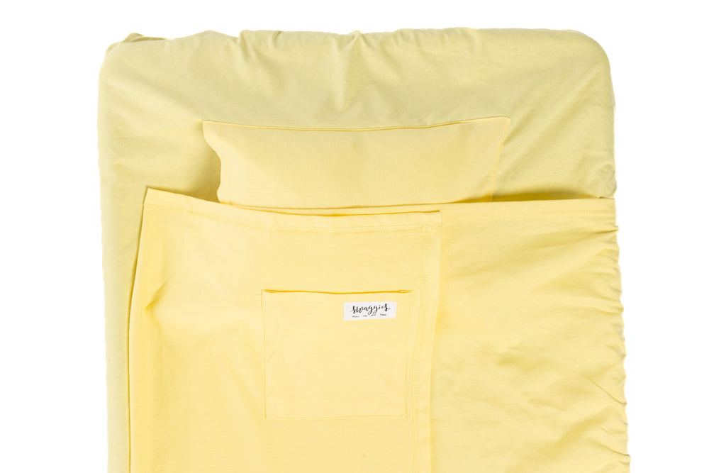 BRIGHT YELLOW DAYCARE SHEET SET
