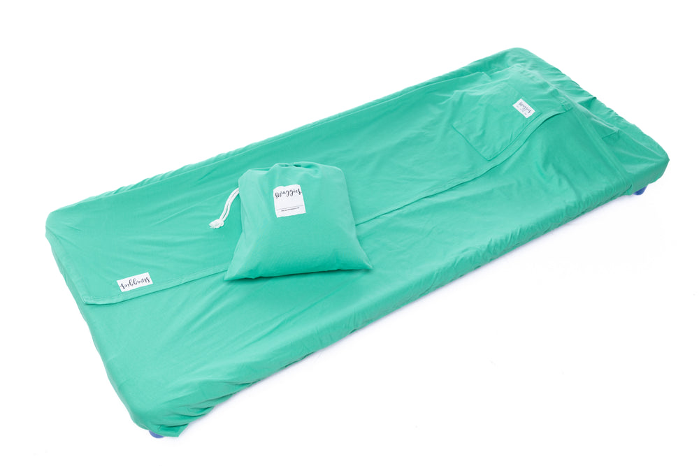 BRIGHT GREEN DAYCARE SHEET SET