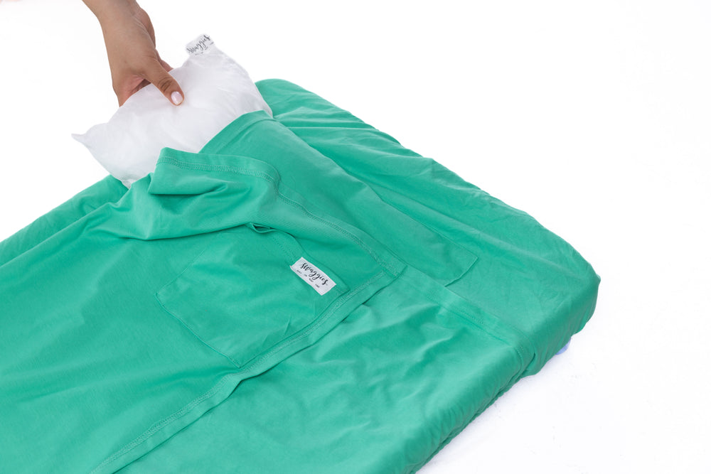 BRIGHT GREEN DAYCARE SHEET SET