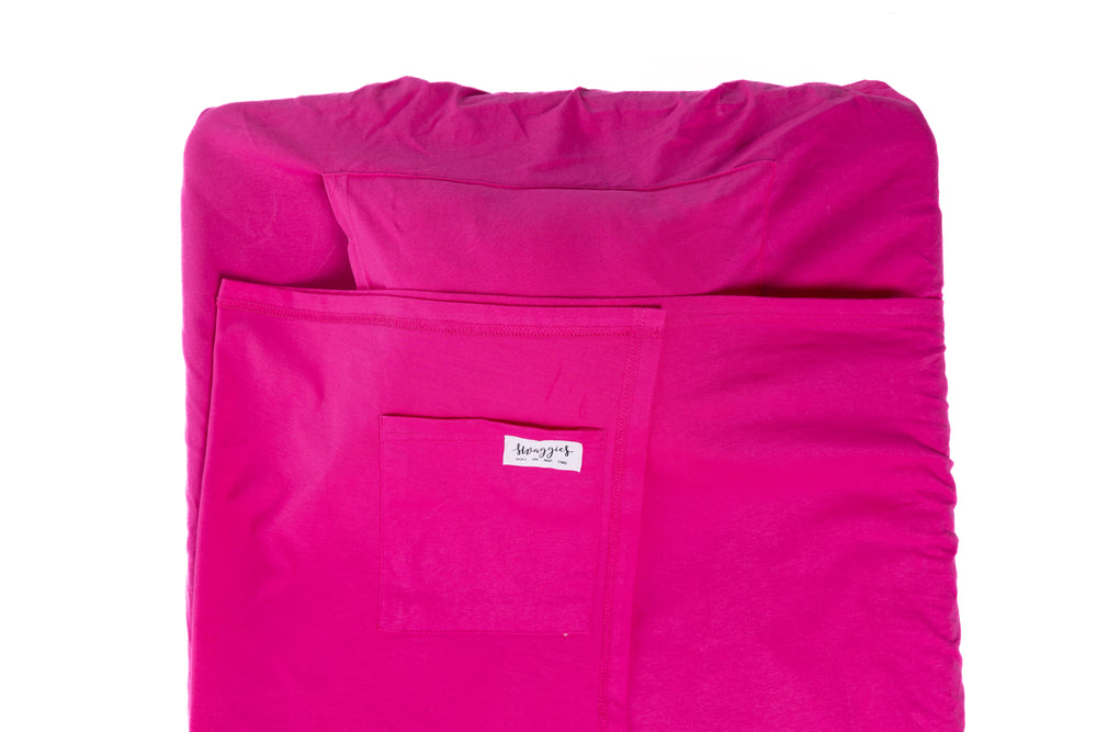 BRIGHT PINK DAYCARE SHEET SET