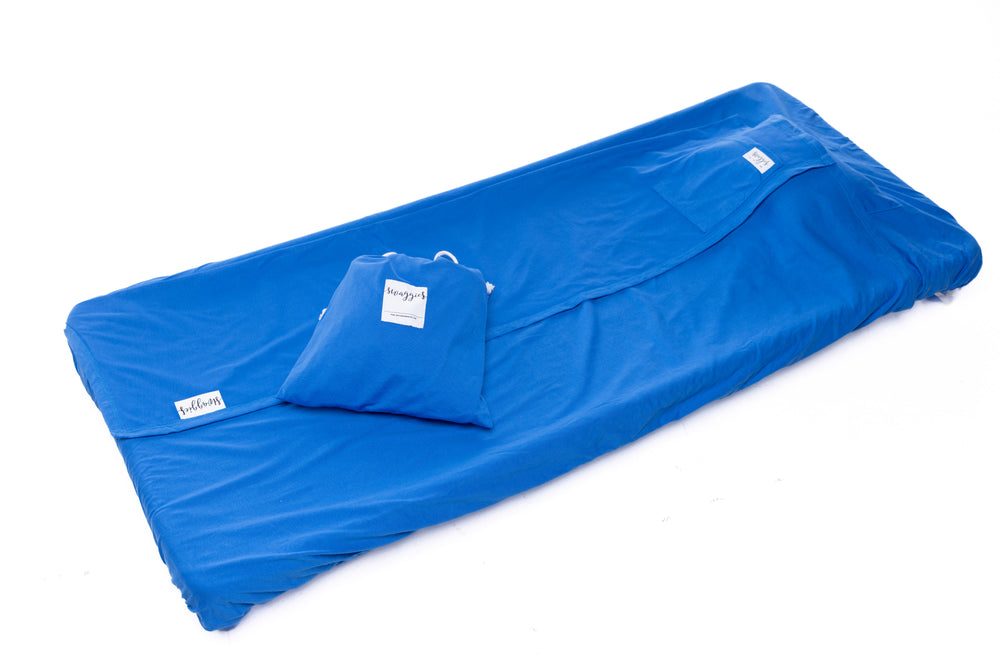 BRIGHT BLUE DAYCARE SHEET SET