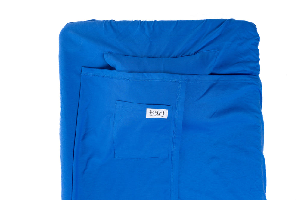 BRIGHT BLUE DAYCARE SHEET SET