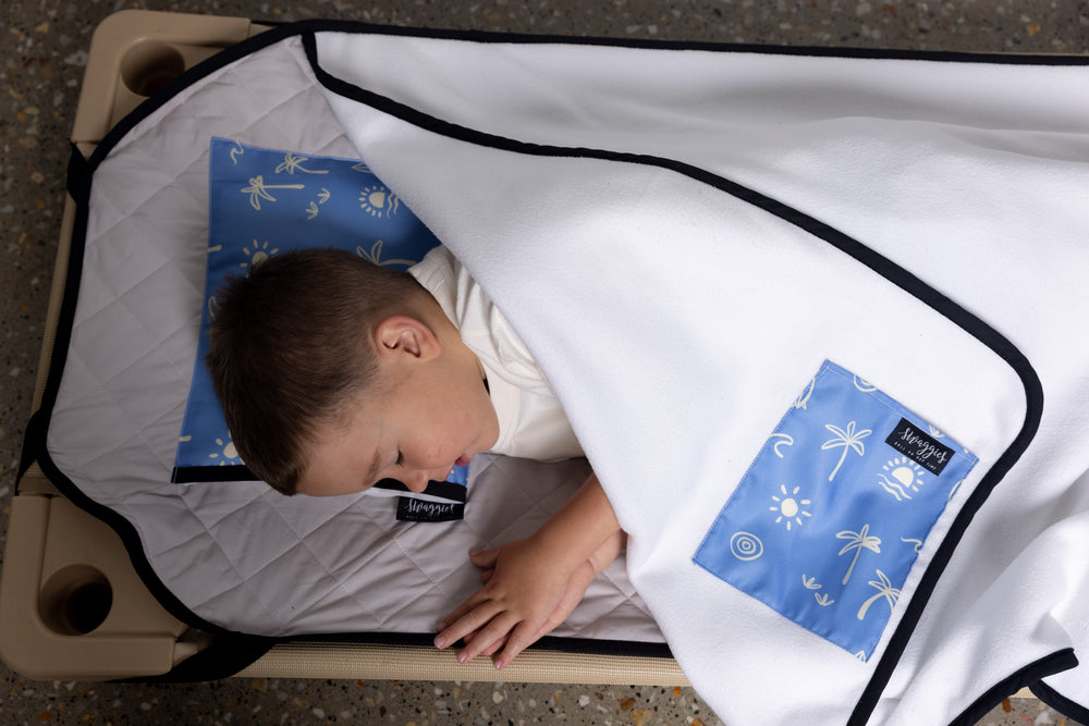 TIDE BREAK DAYCARE BEDDING SWAGGIE