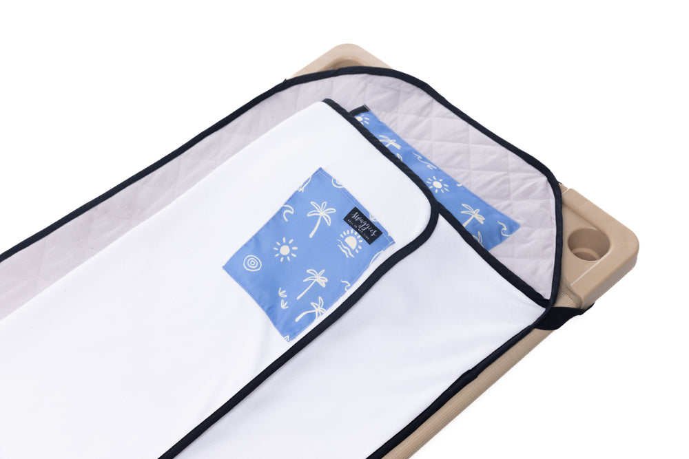 TIDE BREAK DAYCARE BEDDING SWAGGIE