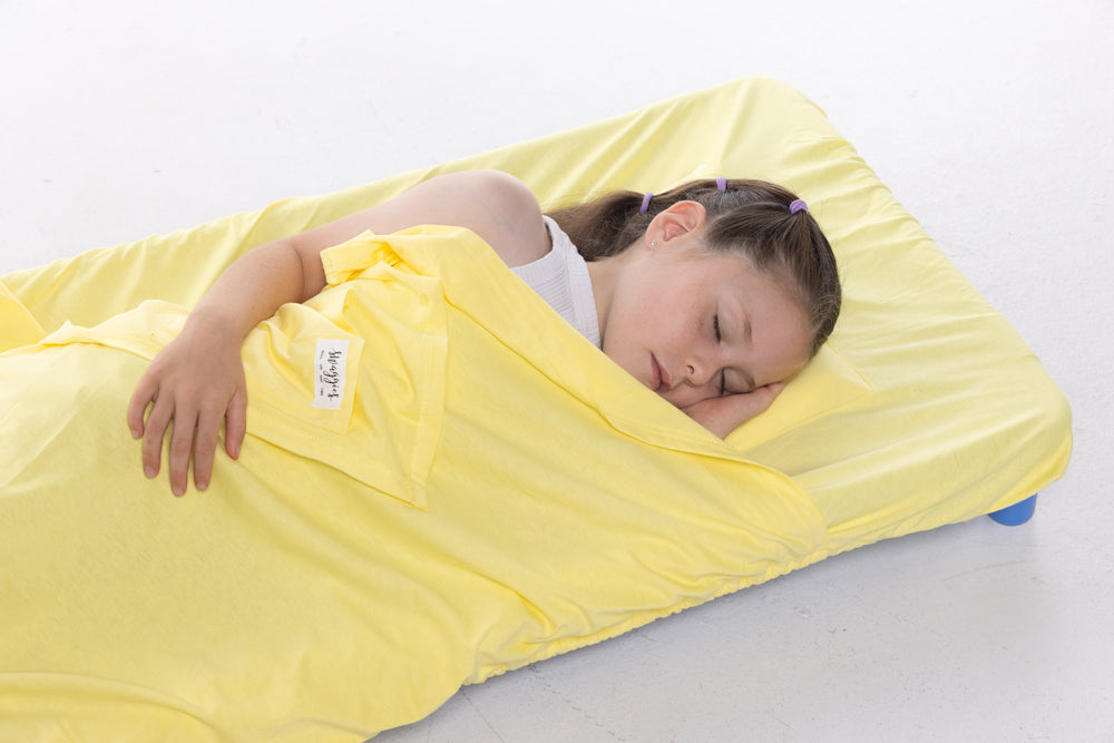 BRIGHT YELLOW DAYCARE SHEET SET