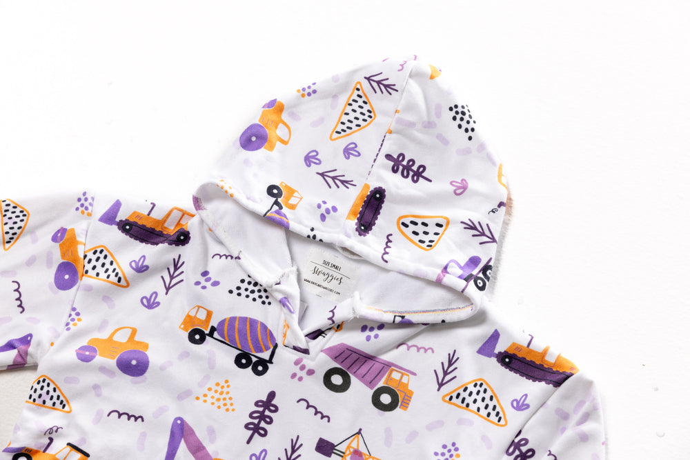 CRASH CONSTRUCTION HOODED TOWEL