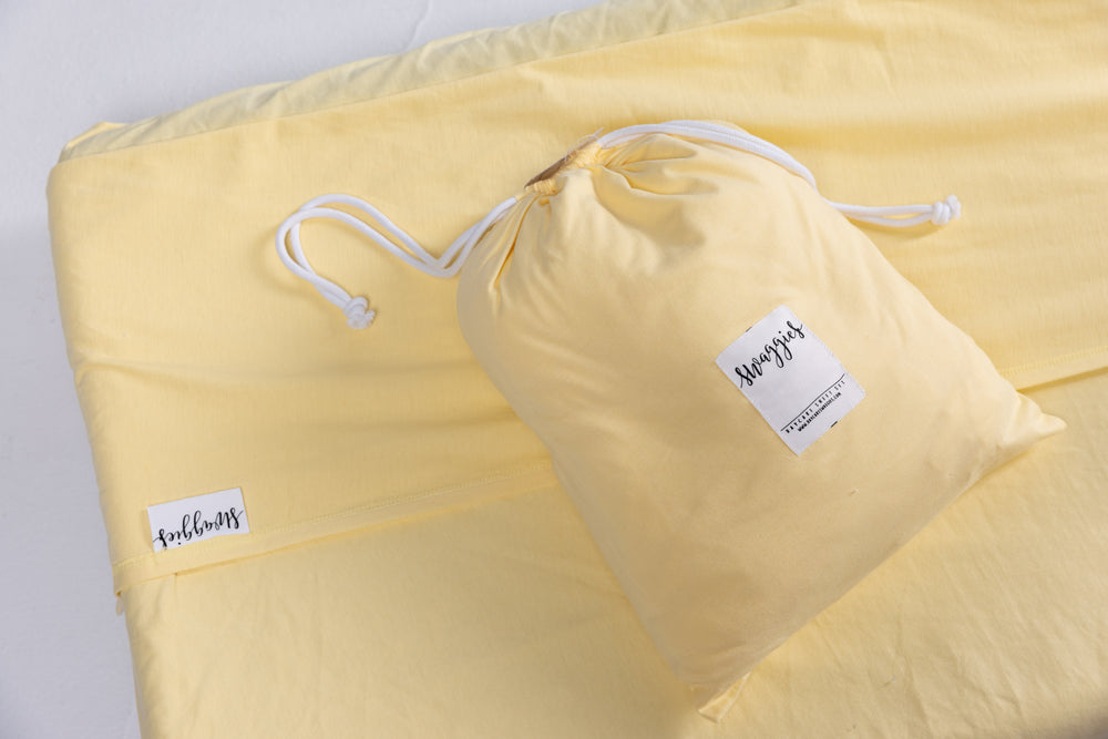 PRE ORDER LATE MAY - LEMON MERINGUE DAYCARE SHEET SET