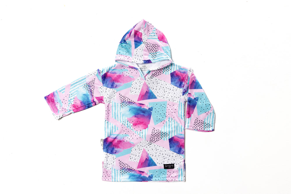 FACTORY SECONDS: CANDY SKIES HOODED TOWEL
