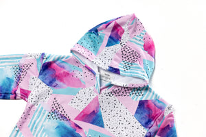 FACTORY SECONDS: CANDY SKIES HOODED TOWEL