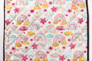 PRE ORDER DUE LATE FEB: RAINBOW SPARKLES DAYCARE BEDDING SWAGGIE