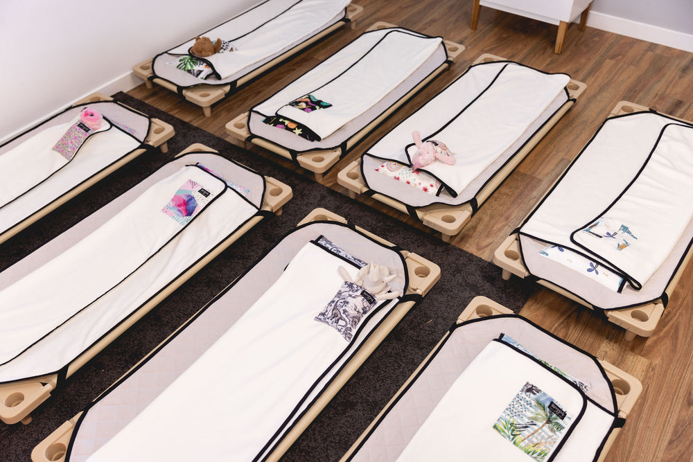 
            
                Load image into Gallery viewer, PRE ORDER DUE LATE FEB: LUNALAND DAYCARE BEDDING SWAGGIE
            
        