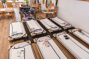PRE ORDER DUE MID MAY: RAINBOW SPARKLES DAYCARE BEDDING SWAGGIE