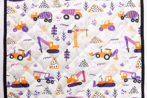 PRE ORDER DUE MID MAY- CRASH CONSTRUCTION DAYCARE BEDDING SWAGGIE