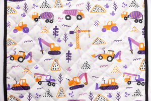 CRASH CONSTRUCTION DAYCARE BEDDING SWAGGIE