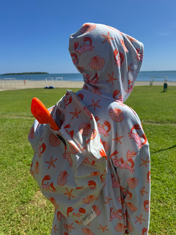 CAPTAIN CRABS HOODED TOWEL