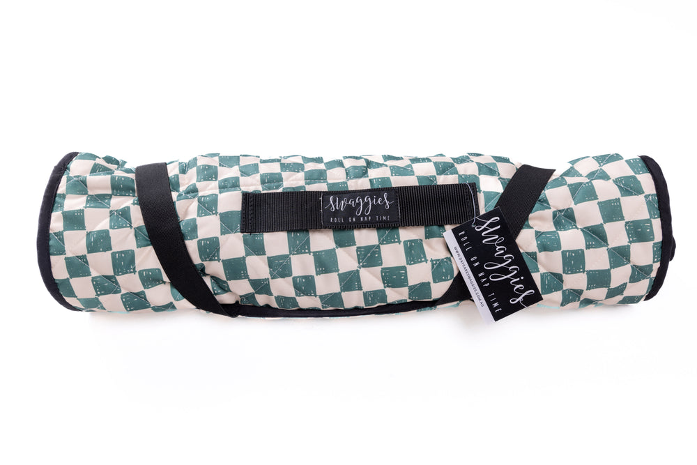 PRE ORDER MID MAY - CHECKMATE DAYCARE BEDDING SWAGGIE