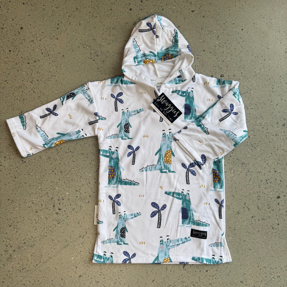 FACTORY SECONDS: CRIKEY CROCS HOODED TOWEL