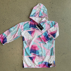 FACTORY SECONDS: CANDY SKIES HOODED TOWEL