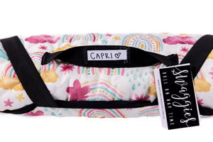 PRE ORDER DUE MID MAY: RAINBOW SPARKLES DAYCARE BEDDING SWAGGIE